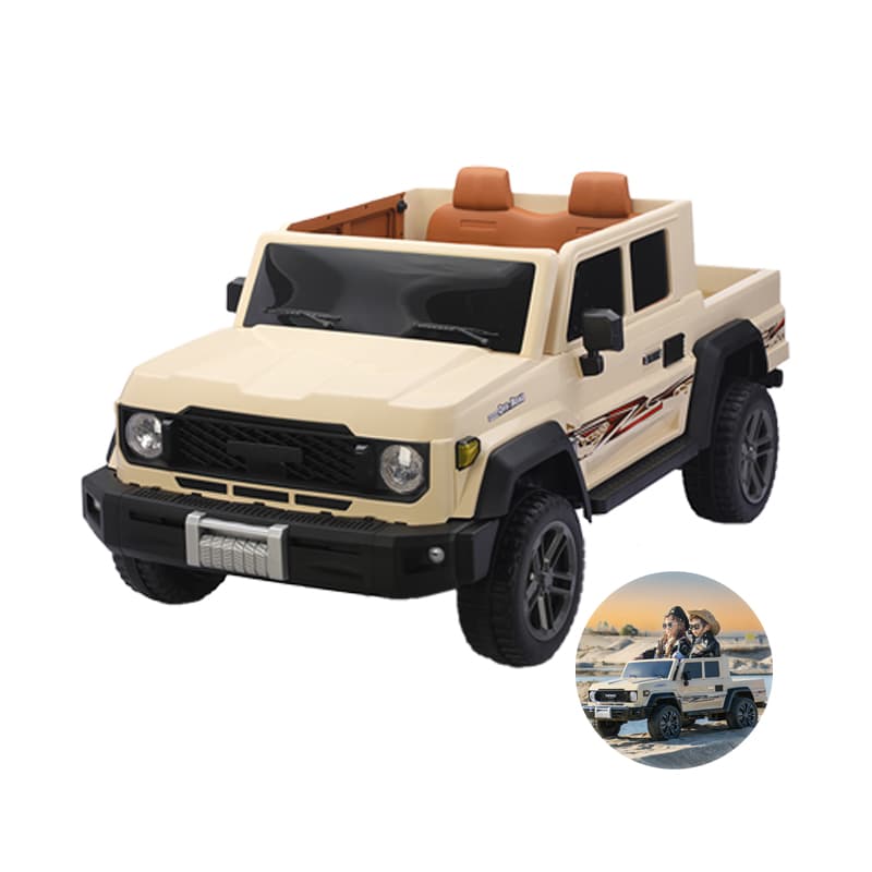 12V 4WD kinderauto met laadbak achterin