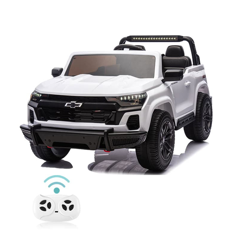 12V gelicentieerde Chevrolet Colorado 2023ZR2 loopauto met dubbele zitplaats