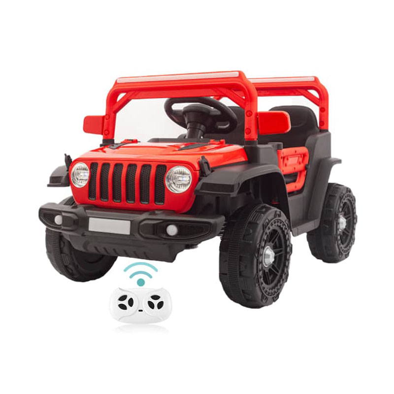 2.4G R/C elektrische kinderjeep met voor- en achterschommeling