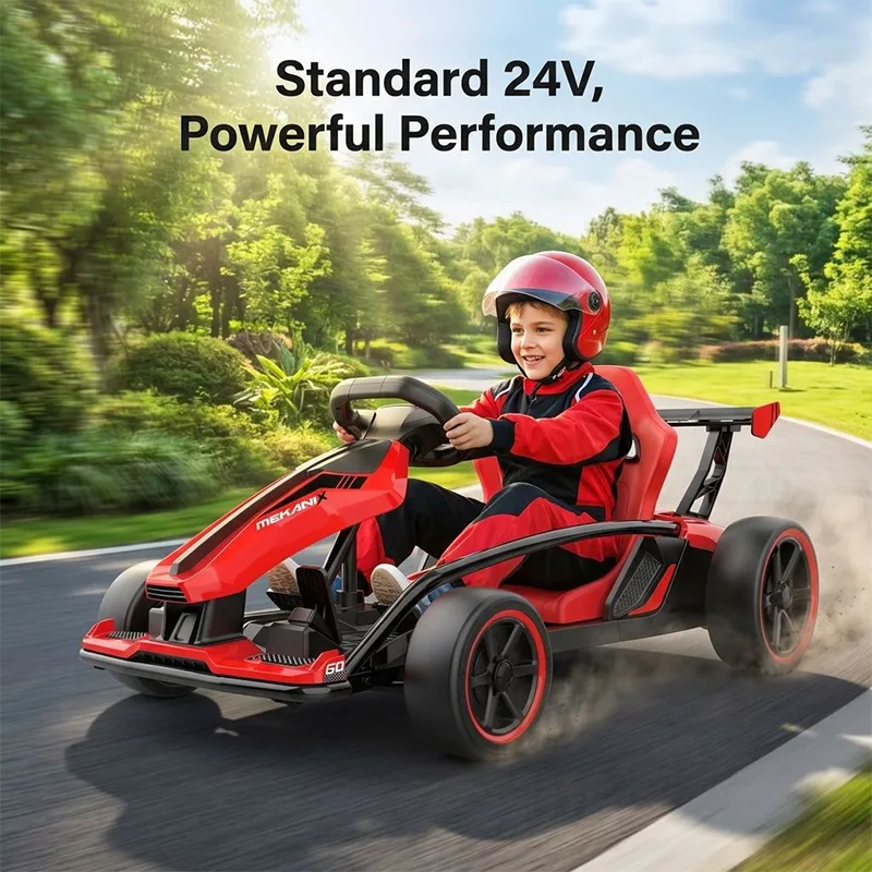 24v krachtige drift elektrische go-kart-rit op auto