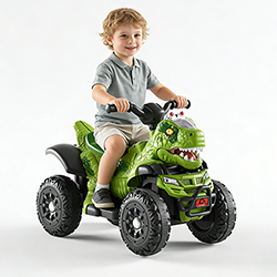 6V elektrische dinosaurus ATV-auto voor kinderen