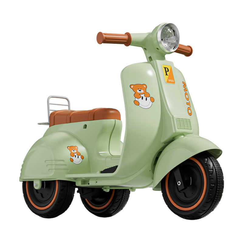6V elektrische kinderscooter met enkele motor, muziek en LED-verlichting