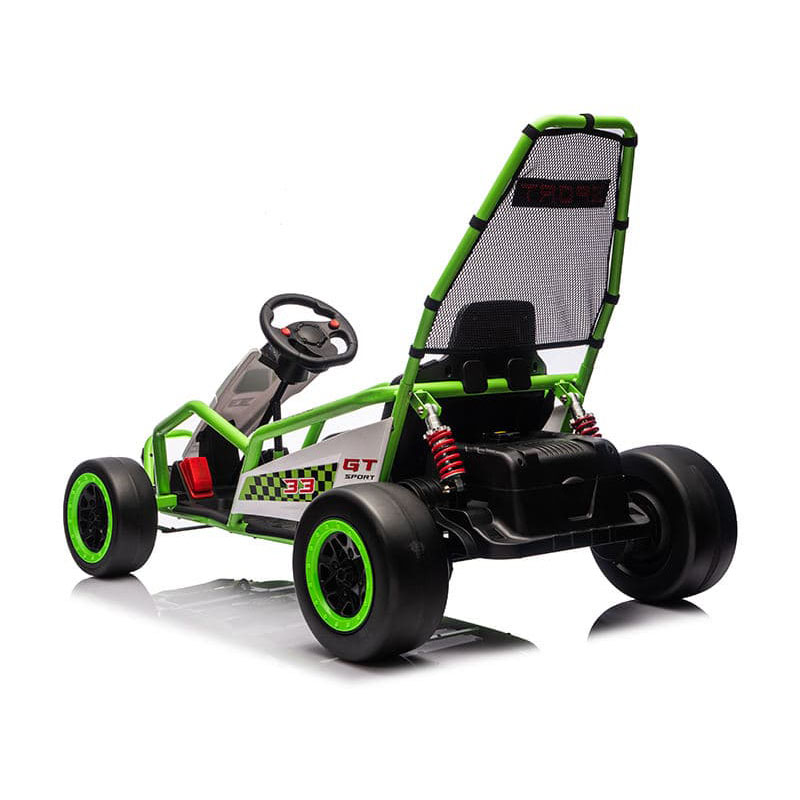 12V Kids Electric Drift Ride-On Go Kart with Bluetooth Music
