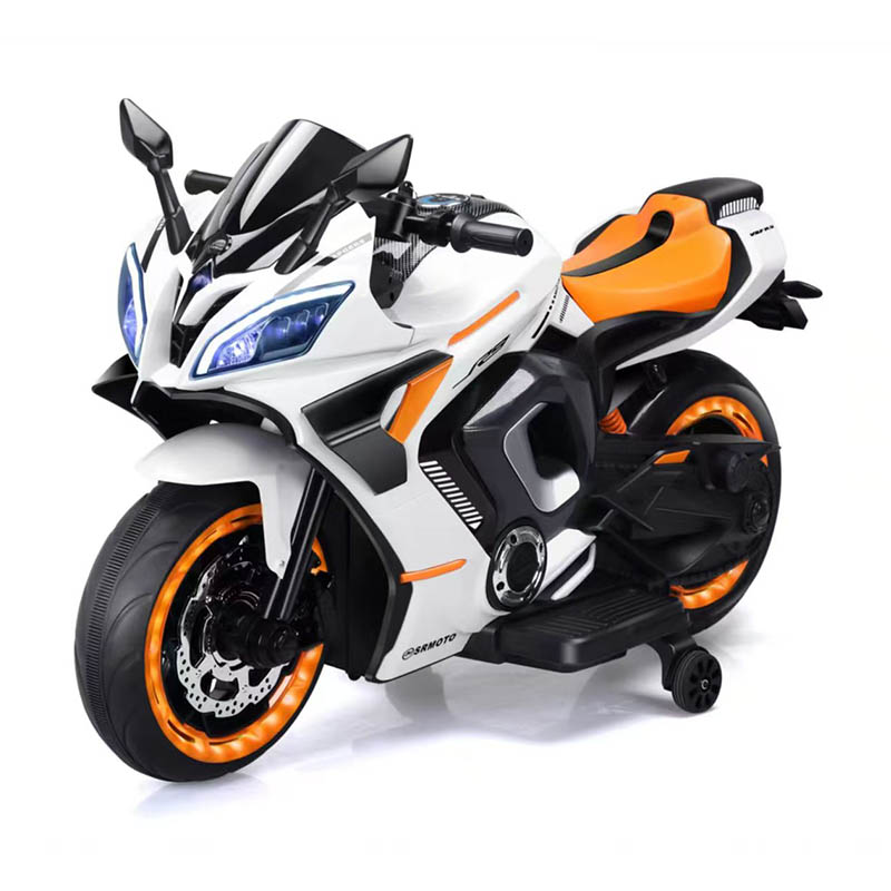 12V Dual Drive Kids Electric Motorcycle with Key Start