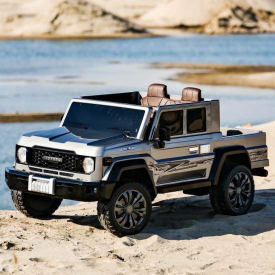 Nieuwe elektrische Jeep-auto voor kinderen met twee zitplaatsen