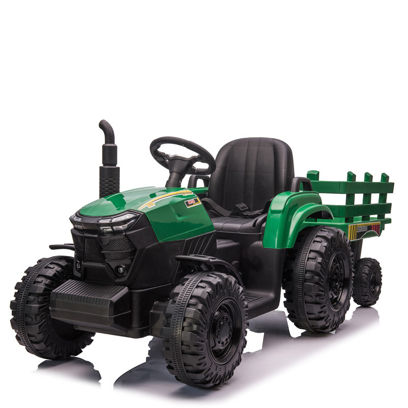 Nieuwe baby rit op vrachtwagentractor kinderen elektrische rit op tractor speelgoed elektrische auto's 12v te koop cultiva speelgoed elektrisch